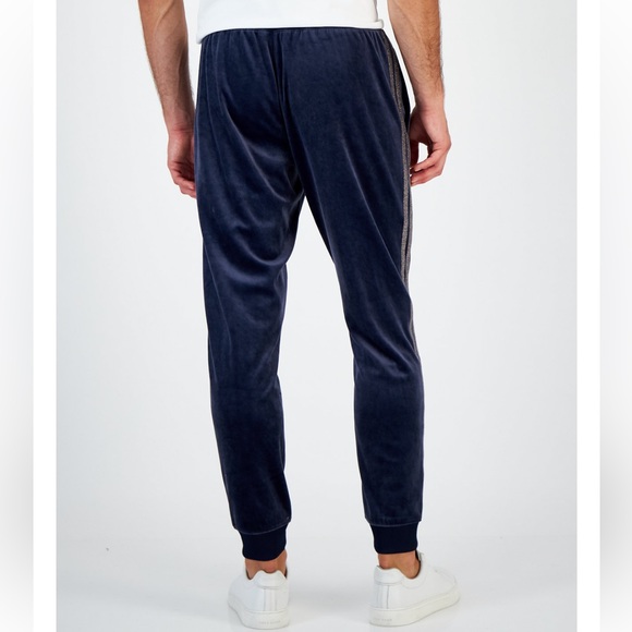 I.N.C. International Concepts Men's Regular-Fit Side Stripe Velour Joggers 🏃 - Picture 6 of 9